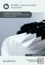 Gestión Auxiliar De Personal. Adgg0308 - Asistencia Documental Y De Gestión En D