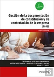 Gestion De La Documentacion De Constitucion Y De Contratacio
