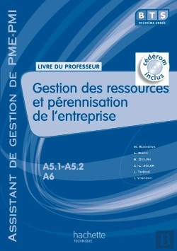 Bertrand.pt - Gestion Des Ressources Et Pérennisation De L'Entreprise ; Bts 2ème Année Pme/Pmi ; Livre Du Professeur (Édition 2010)