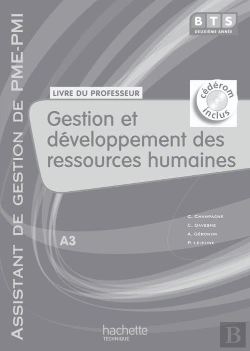 Bertrand.pt - Gestion Et Développement Des Ressources Humaines ; Bts Pme/Pmi ; Livre Du Professeur (Édition 2010)