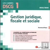 Gestion Juridique, Fiscale Et Sociale : Acquérir Les Compétences Attendues Et Les Savoirs Associés