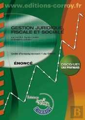 Gestion Juridique, Fiscale, Sociale - Enonce