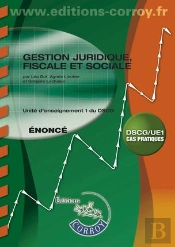 Gestion Juridique, Fiscale, Sociale - Enonce