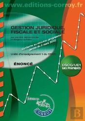 Gestion Juridique, Fiscale, Sociale - Enonce