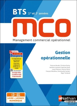 Bertrand.pt - Gestion Opérationnelle ; Bts Mco ; 1re Et 2e Années ; Livre + Licence Élève (Édition 2023)
