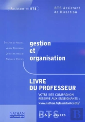 Gestion Organisation Assist Dion ; Livre Du Professeur ; Edition 2002