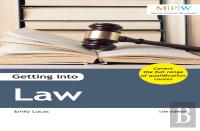 Getting Into Law