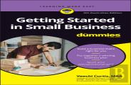 Getting Started In Small Business For Dummies