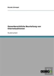 Gewerberechtliche Beurteilung Von Internetauktionen