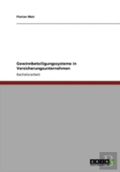 Gewinnbeteiligungssysteme In Versicherungsunternehmen