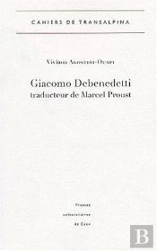 Giacomo Debenedetti , Traducteur De Marcel Proust