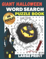 Giant Halloween Word Search Puzzle Book
