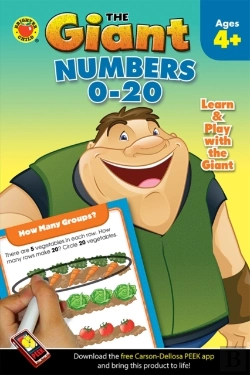 Bertrand.pt - Giant: Numbers 0-20 Activity Book, Ages 4 - 5