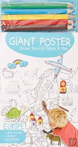 Bertrand.pt - Giant Poster Colouring Bk Europe