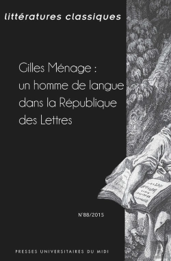 Bertrand.pt - Gilles Menage Un Homme De Langue Dans La Republique Des Lettres