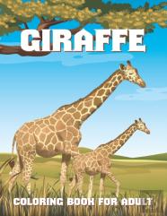 Giraffe Coloring Book For Adult