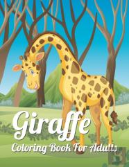 Giraffe Coloring Book For Adult