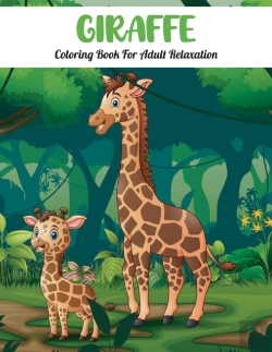 Bertrand.pt - Giraffe Coloring Book For Adult Relaxation