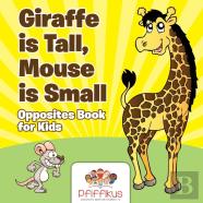 Giraffe Is Tall, Mouse Is Small Opposites Book For Kids