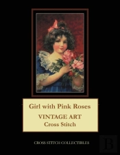 Girl With Pink Roses