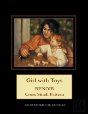 Girl With Toys: Renoir Cross Stitch Patt