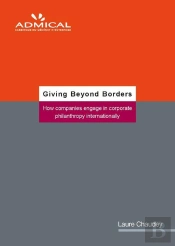 Giving Beyond Borders ; How Companies Engage In Corporate Philanthropy Internationally