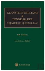 Glanville Williams & Dennis Baker Treatise Of Criminal Law