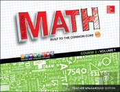 Glencoe Math, Course 2, Teacher Walkaround Edition, Volume 1