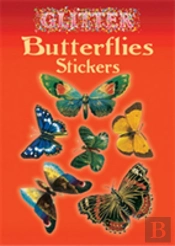 Glitter Butterflies Stickers