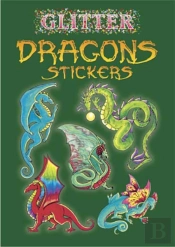 Glitter Dragons Stickers
