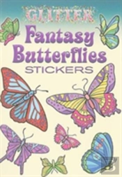 Glitter Fantasy Butterflies Stickers