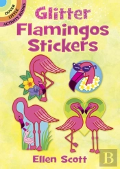 Glitter Flamingos Stickers