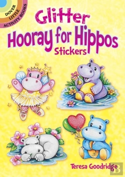 Bertrand.pt - Glitter Hooray For Hippos Stickers