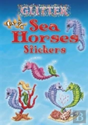 Glitter Sea Horses Stickers