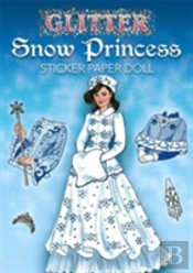 Glitter Snow Princess Sticker Paper Doll