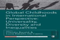 Global Childhoods In International Perspective: Universality, Diversity And Inequalities