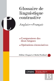 Glossaire De Linguistique Contrastive ; Anglais/Français