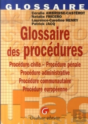 Glossaire Des Procédures