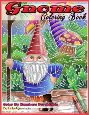 Gnome Coloring Book Color By Numbers For Adults