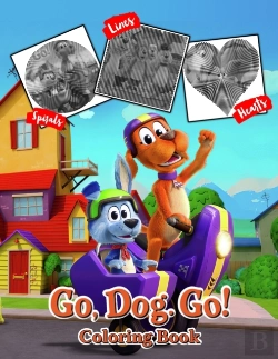 Bertrand.pt - Go Dog Go Lines Spirals Hearts Coloring Book