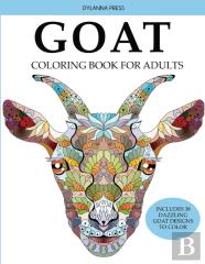 Goat Coloring Book For Adults