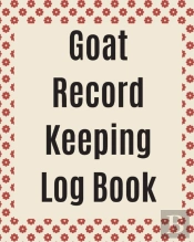Goat Record Keeping Log Book