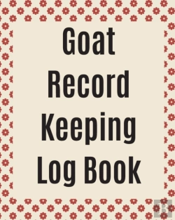 Bertrand.pt - Goat Record Keeping Log Book