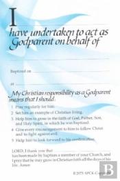 Godparent Card: Blue (2973)