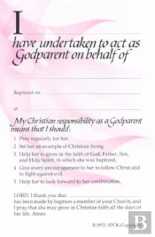 Godparent Card: Pink (2972)