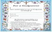 Godparent Card
