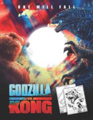 Godzilla Vs Kong Coloring Book