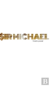Gold Graphic Sir Michael Branded Blank Page Creative Note Journal