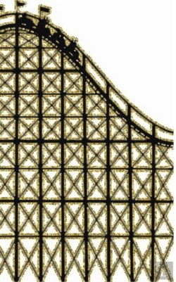 Bertrand.pt - Gold Rollercoaster Creative Journal