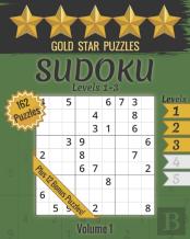 Gold Star Puzzles - Sudoku Levels 1-3 - Volume 1